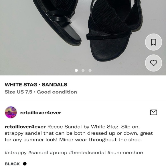 White Stag Sandals - Picture 2 of 5